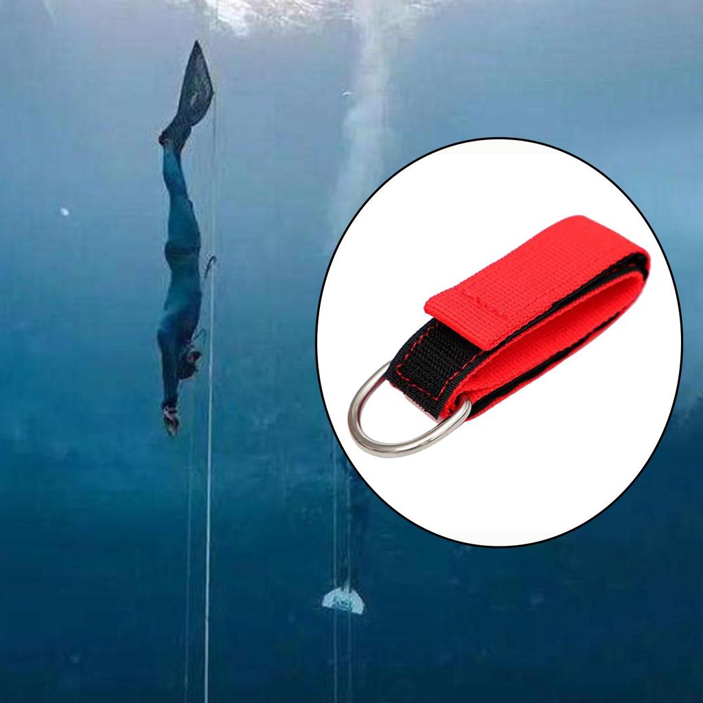 Adjustable Diving Wrist Strap Fastening Cuff with D Ring Wristband Safety Hanging Webbing Hand