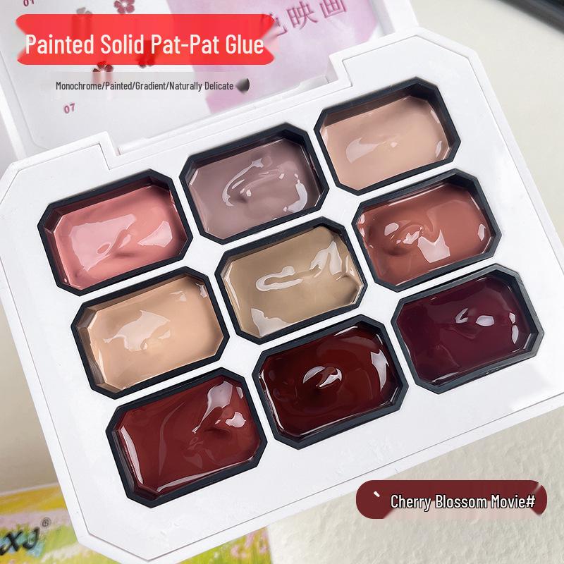 Pat-Pat Gel: New Wash-Free Gradient Nail Gel, 9 Whitening Colors