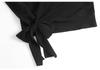 Women's Plus Size Oversized Irregular Lace-up Sweater