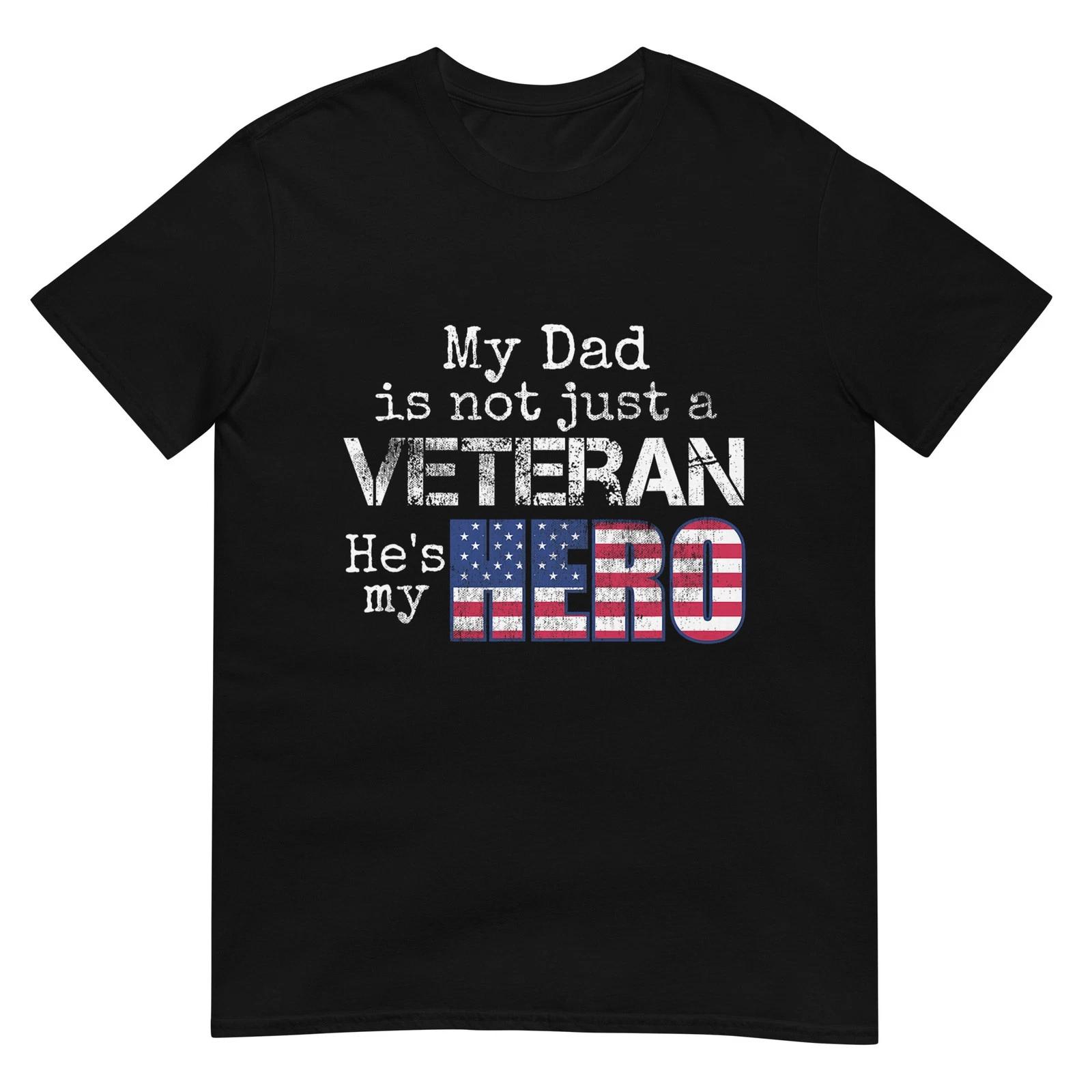 Military Family Veteran Support My Dad US Veteran My Hero T-Shirt L