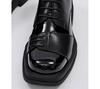 Men's 2025 Square Toe Height Increasing Leather Derby Shoes - Casual, Formal, & Wedding Wear