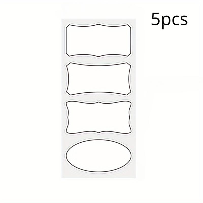 

5 шт. съемных этикеток для заморозки, легко отклеиваются - этикетки для хранения замороженных продуктов, которые не оставляют липких следов после использования 5pcs