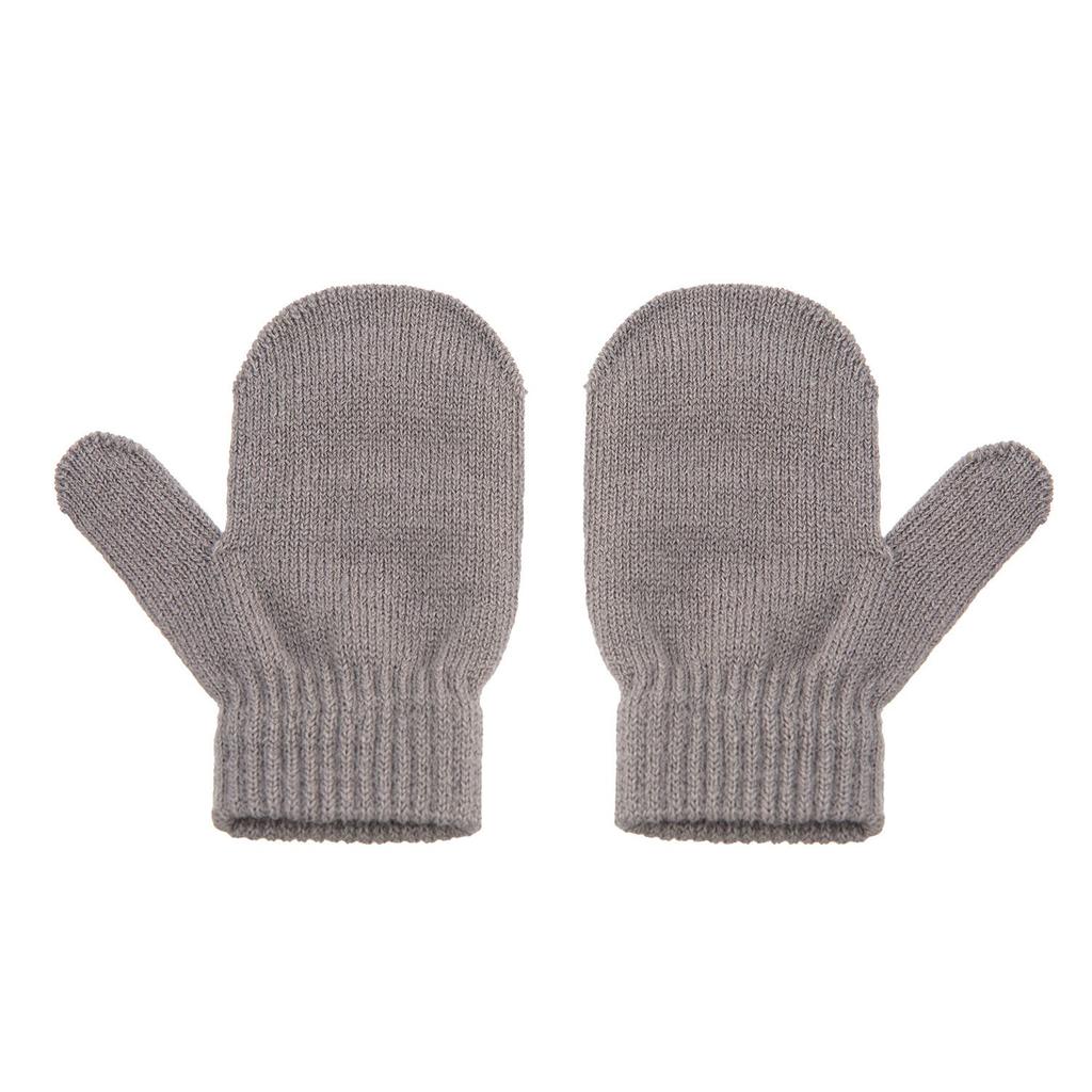 Cute Kids Hat Thick Warm Beanies Girl Boy Ear Protection Knitted Pompom Baby Hat Winter Gloves