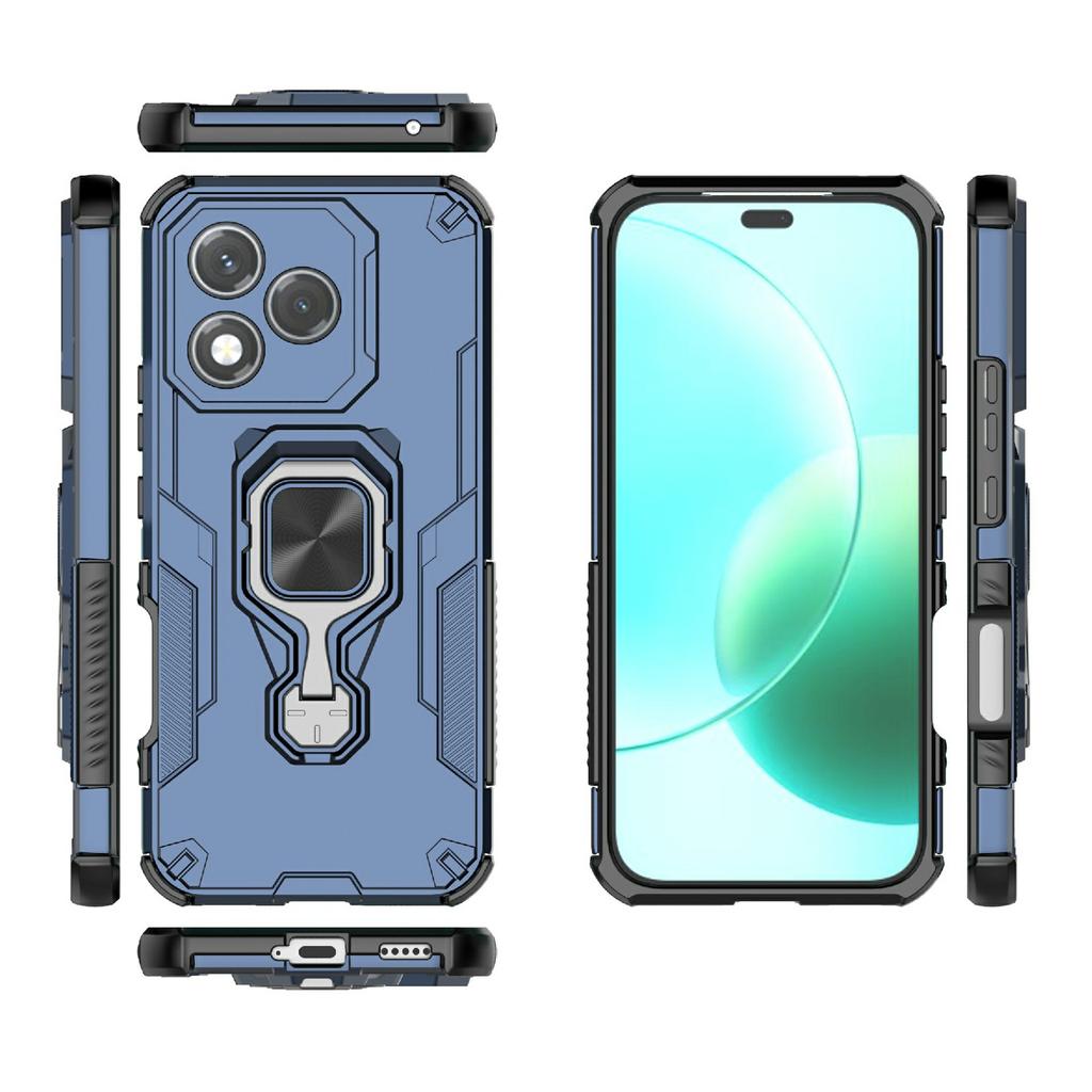 For Honor 400 Lite Case Rotatable Ring Kickstand PC+TPU Shockproof Phone Cover