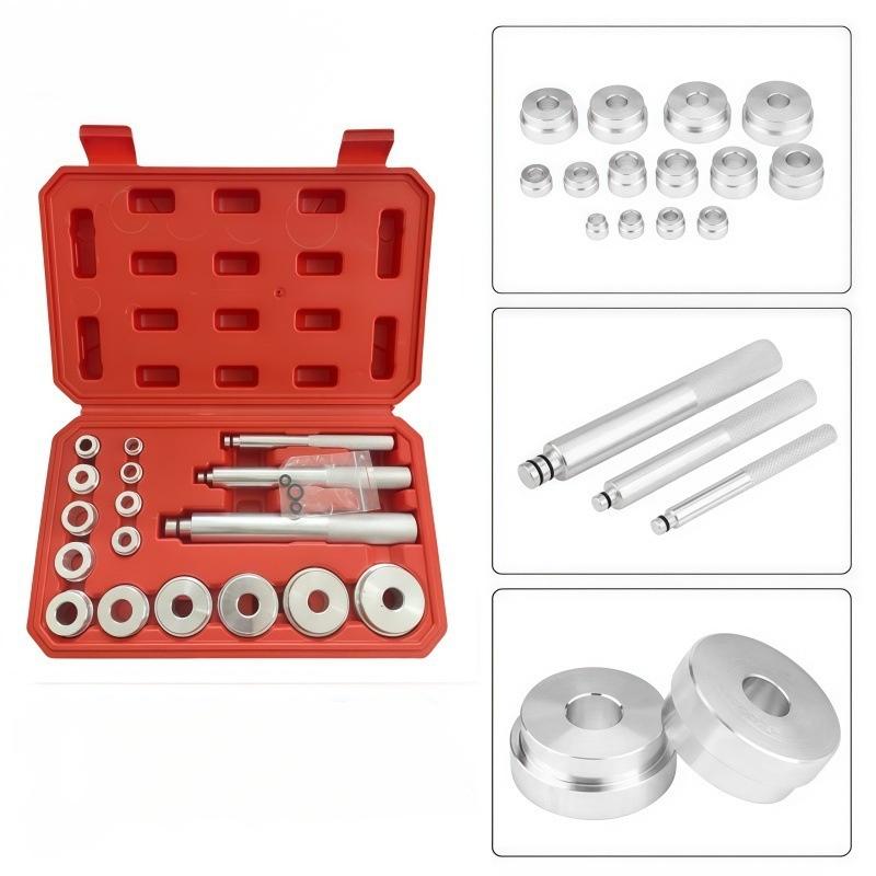 17pcs Small Aluminum Alloy Installation Tool Bearing Installation Extractor Auto Repair Installation Of Bearing Pads