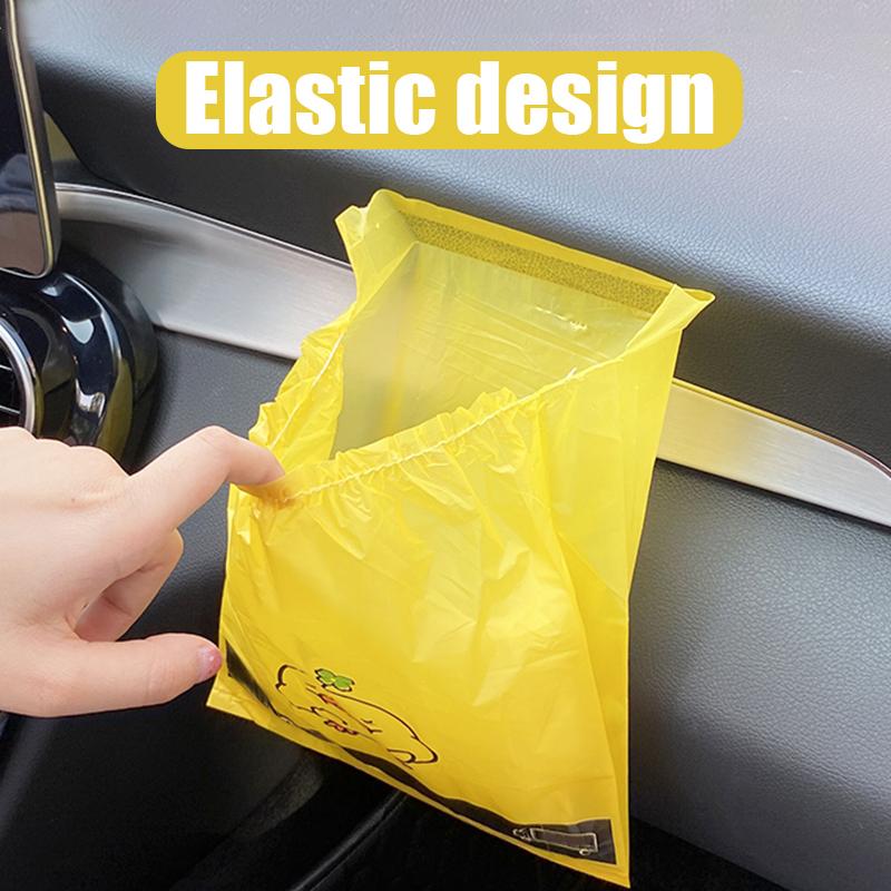 Disposable Adhesive Car Trash Bags Hanger Waterproof Desk Garbage Rubbish Waste Litter Front Back Seat Hanging Cleaning Disposal