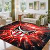 Sheffield United Football Design Crystal Velvet Rug Soft Decorative Mat for Bedroom Entrance