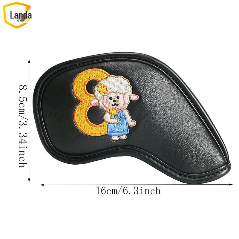 Landa PU Golf-Eisen-Schlägerhaube mit Cartoon-Stickerei