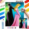 Sleeping Beauty Oil Art Painting Kit Home Wall Decor Handmade Gift for Princess Fans Wall Art Canvas Decor DIY Painting Project