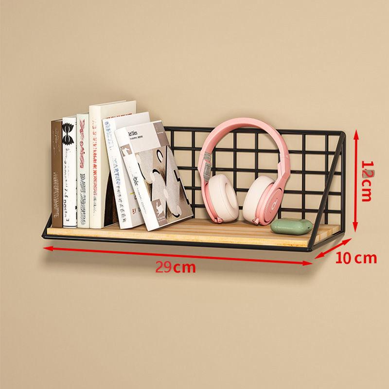 Wall-Mounted No-Drill Shelf for Dorm, Bedroom, or Bathroom
