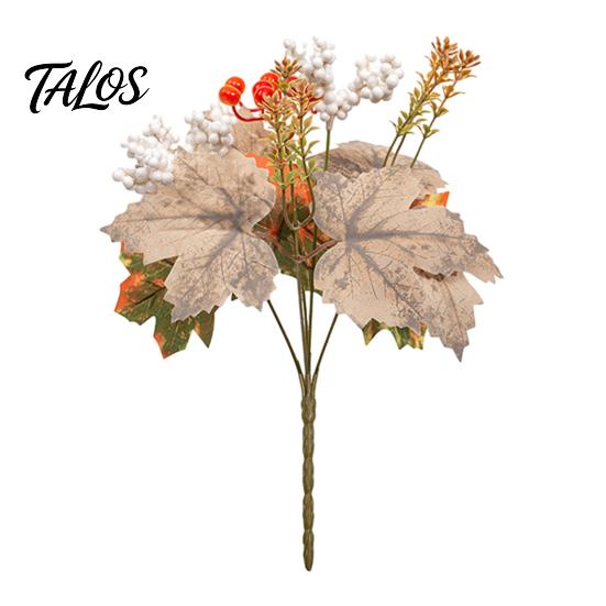 Herbstliche Blumendekorationen Künstlicher Sonnenblumen-Ahornblatt-Strauß, Herbstblumen, Realistische Seiden-Fälschung Saisonale Innenraum-Dekorationen Blume für Thanksgiving