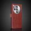 Kartenhalter-Abdeckung für OPPO Find X7 Pu-Leder-Flip-Cover Retro-Geldbörsen-Telefonkasten OPPO Find X7 Business Fundas Coque