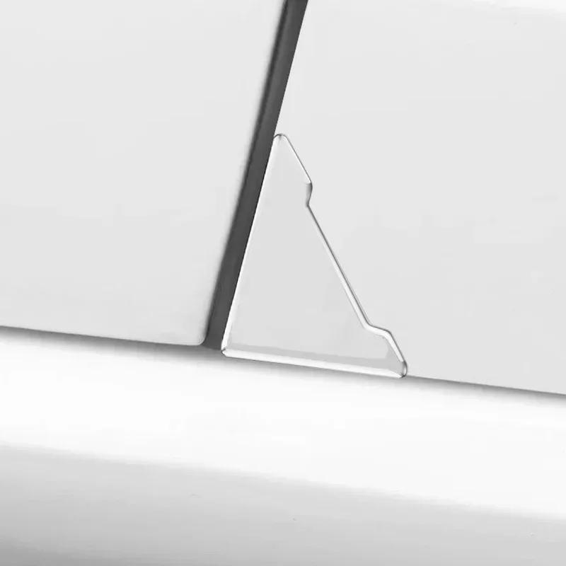 Universal 4Pcs Car Door Corner Anti-collision Covers Transparent Silicone Protector Anti-Scratch Stickers Door Protection Cover