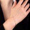 Fashion Women's Elegant Temperament Copper Bead Chain Accessories, Simple Pearl Finger Bracelet