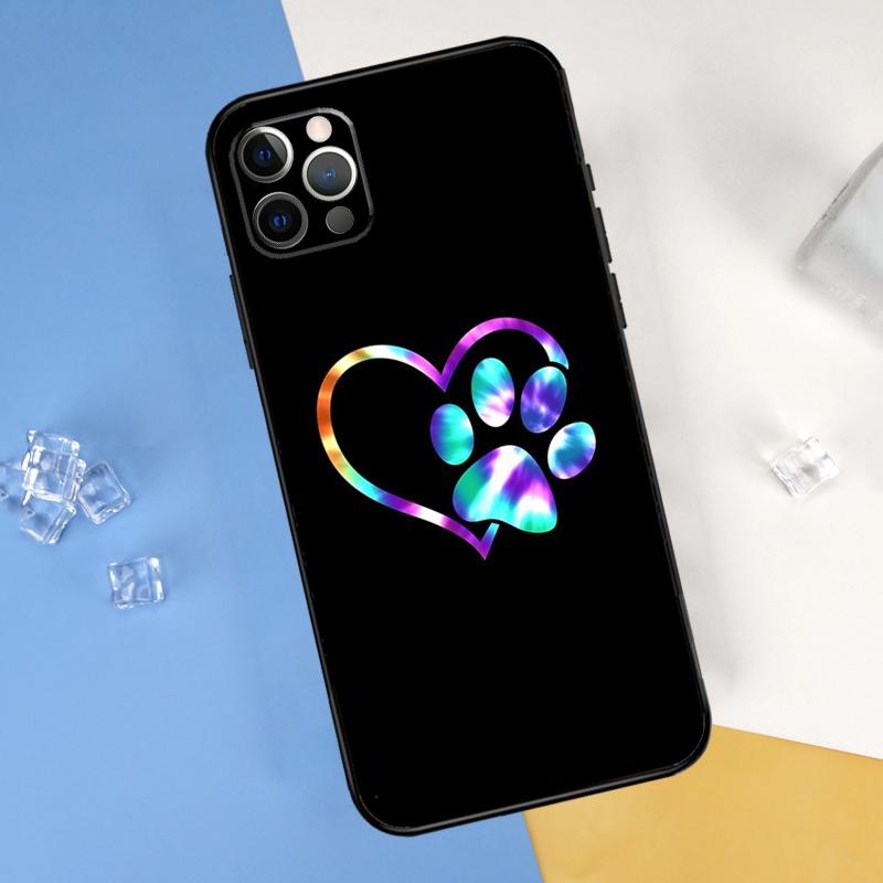 Dog Paw Phone Case For iPhone 15 Pro 16 Pro 11 13 14 Pro Max 12 Mini XR 16 15 Plus 16e Cover Shell