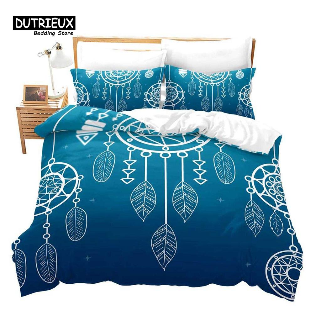 Cartoon Dreamcatcher Duvet Cover Set, 3pcs Bedding Set, Soft Comfortable Breathable Duvet Cover, For Bedroom Guest Room Decor
