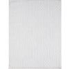 Modern White Geometric Relief Rug 120x180