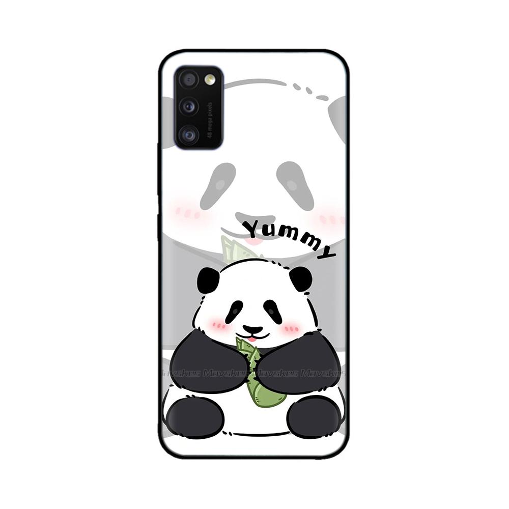 Voor Samsung Galaxy A41 Hoesje A415F Schattig Schattig Zacht Glad Vloeibaar Siliconen Volledige Bescherming Cover Voor Samsung A41 A 41 Siliconen Hoesjes