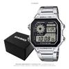 Casio Standard AE-1200WHD-1A Men's Watch Stainless Steel Band Analog Digital Display