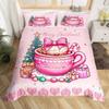 Christmas Candy Duvet Cover Set Comfortable Exquisite And Beautiful Bedding Decorations Suitable For Children Kids And Adults