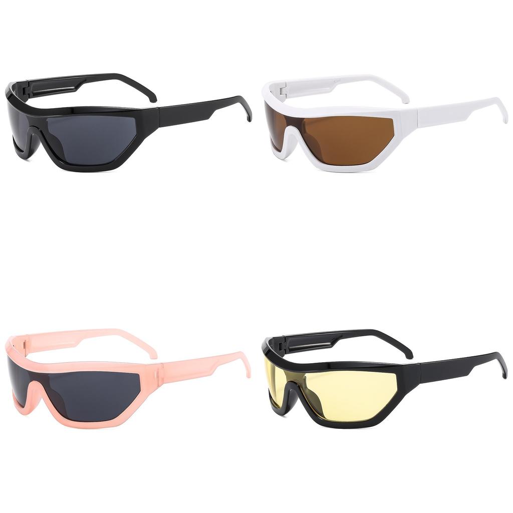 Y2k Sunglasses For Men With Uv400 Protection Large Round Frame For Streetwear And Outdoor Activities