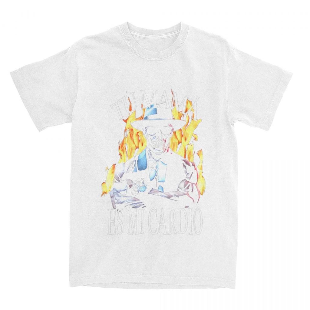 Calacas Chidas Gym T-Shirt TU MAMA ES MI CARDIO Trending T-Shirts Streetwear Tshirt Summer Cotton Comfortable Plus Size Tees