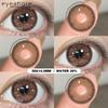 EYESHARE 1 Pair BUBBLE Gray Contact Lenses for Eyes Brown Natural Korean Softlens Beauty Eye Makeup Lens