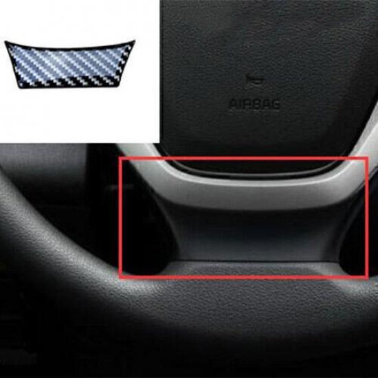 For Hyundai Elantra 2017-2020 Real Carbon Fiber Steering Wheel U Type Cover Trim