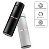 Car Badge Leak Proof Travel Thermo Mug Double Stainless Steel Smart Thermos Bottle For Mitsubishi Ralliart Lancer Pajero 4 Cross