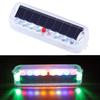 Solar Powered LED Strobe Warning Light Colorful Flashing Signal Lamp  Auto Emergency