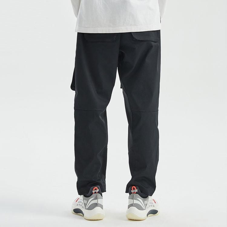 Li-Ning BadFive Loose Cargo Pants 'Black' Men's AKXR071-2