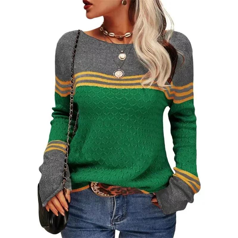 Sweater for Women Winter Thickened Pullover Warm Knitted Stretchy Long Sleeve Oversize Jumper Sweater Tops