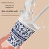 Xihe Disposable White Paper Cups 250ml (100 Count)