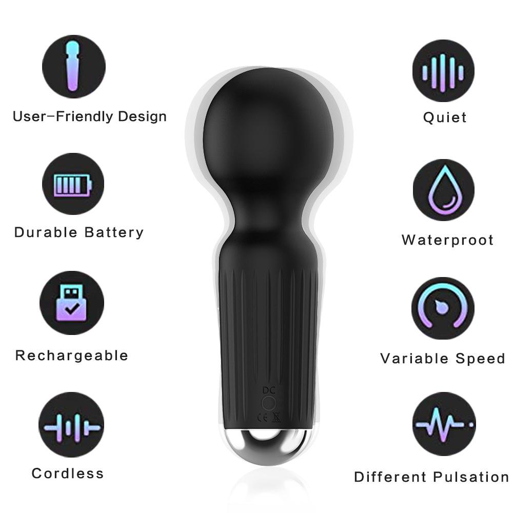 Mini AV Vibrator Leistungsstarke Fee Weibliche Persönliche Ganzkörper Massage Zauberstab Massager Elektrische