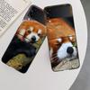 Popular Red Pandas Phone Case For Samsung Z Flip 7 6 5G Galaxy Z Flip 5 4 3 Black Hard Cell Cover Luxury PC Shell Coque