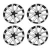 4PCS 18in Wheel Hub Cap Full Wrapping Wheel Hub Cover Trim Replacement for Tesla Model 3 2017 To