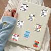 10/50Pcs Boarding Pass Airplane Ticket Stickers Decals For Laptop Scrapbook Luggage Guitar Helmet DIY Graffiti Aesthetic Stickers