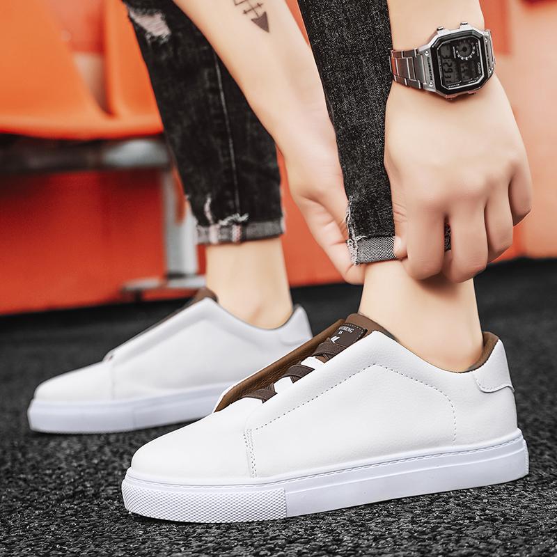 Herren Slipper Luxus Kunstleder Lässige Tennis Sneaker für Herren 2024 Bequeme Mokassins Outdoor Mode Slip-Ons Schuhe