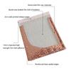 10PCS Rose Golden Bubble Mailers Hliníková taška Laserová obálka Samolepící Poštovní dárkové balení Taška Tlustá taška na šperky 18*23cm