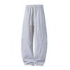 2026 Men's Summer Ice Silk Straight-Leg Pants: Comfortable, Fashionable, Loose Fit with Curved Blade Design