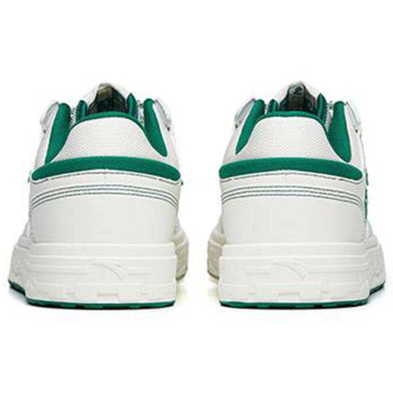 Anta Tênis de Skate de Cano Baixo Resistente ao Desgaste e Leve Masculino Branco Verde 112228050S-1