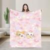 Hamutaro Flannel Blankets Winter Soft Durable Throw Blanket for Boy Girl Outdoor Novelty Bedspread Sofa Bed Cover