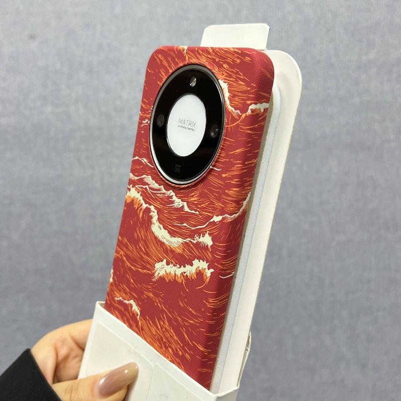 For Honor Magic 8 Lite X9D Case Fashion Wave Pattern Texture Lightweight PC Hard Phone Back Cover Half Pack Non-Slip Bumper