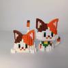 Micro Mattoncini Gatto: Scegli tra Due Posa e Molti Colori per Modelli Adorabili, Combinazioni di Animali Domestici, Regalo Festivo