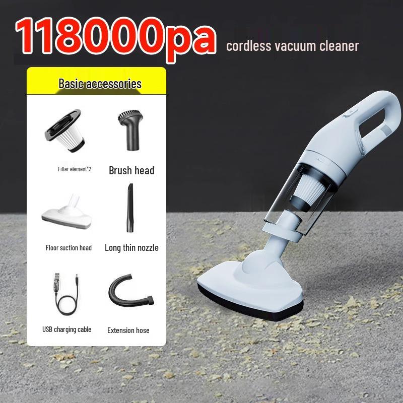 2025 High-Suction Wireless Handheld Vacuum Cleaner for Dust, Mite, Cat Hair, and Car Cleaning