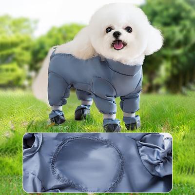 Hosenträgerstiefel für Hunde, einfache, wasserdichte Hunderegenstiefel, verstellbare Passform, Hundeschuhe, Outdoor-Haustier-Hosenträgerhose, Heimtierbedarf