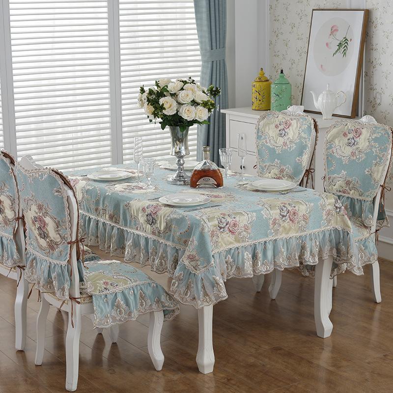European Dining Table Cloth Coffee Table Towel Tv Cabinet Shoe Cabinet Cover Towel Table Flag Non-Slip Chair Seat Cushion Chair Back Towel Cover