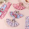 For 17cm Labubus Doll Clothes Accessories Sweet Floral Dress With Headband