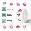 500 Pictures/roll Roll Sticker Tape Cartoon Pink Halloween Sticker Hand Account Material Envelope Seal