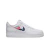 Nike Air Force 1 '07 White Bright Crimson Metallic Silver Midnight Navy